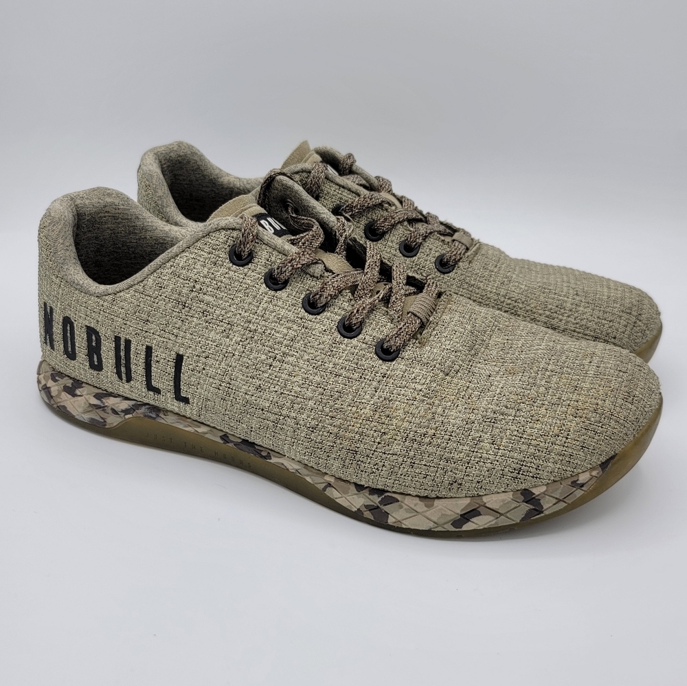 NOBULL Olive Knit Training Shoes with Camo Midsole